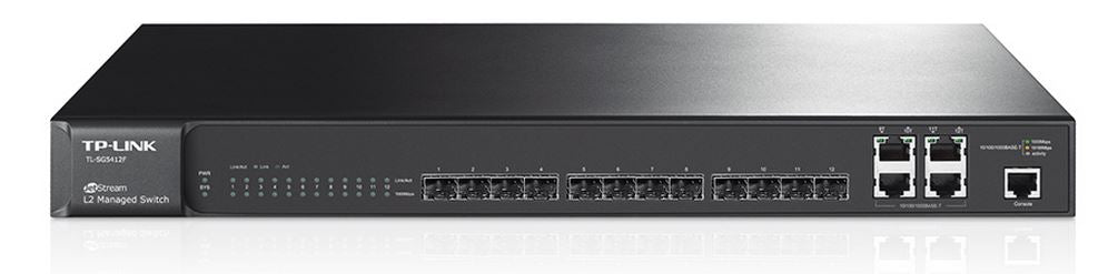 TP-Link TL-SG5412F JetStream 12-Port Gigabit SFP L2 Managed Switch with 4 Combo 1000BASE-T Ports LS - Straight Forward AV and IT